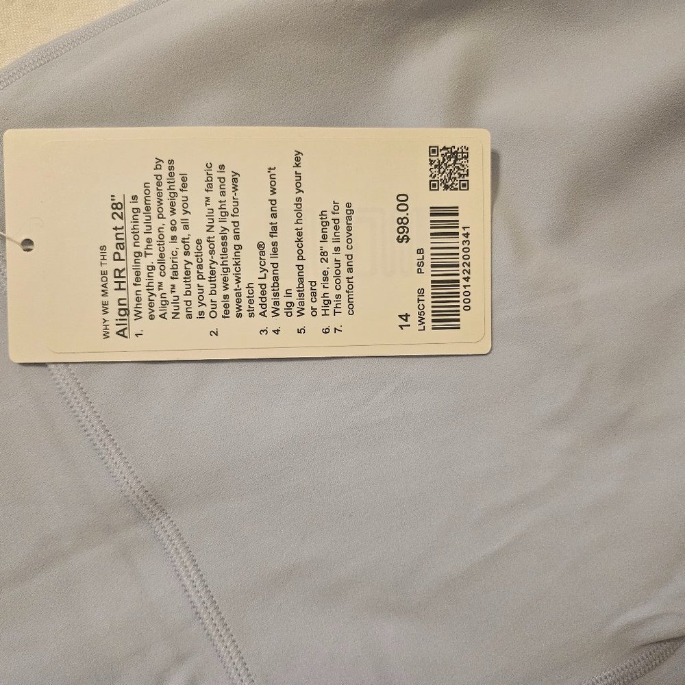 Ice Blue Align 28" Leggings
